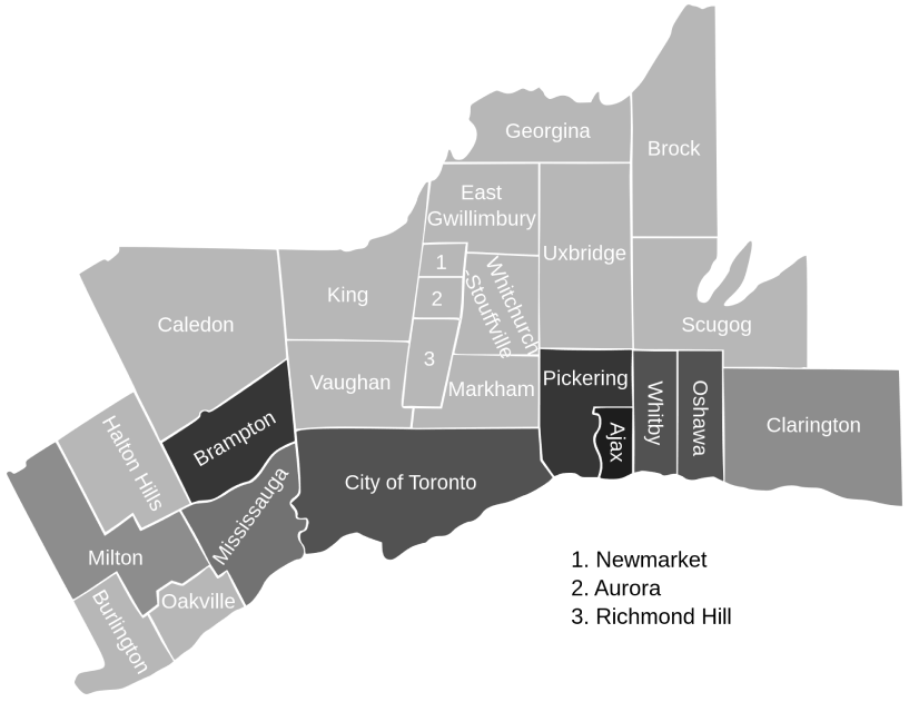 Service Area map